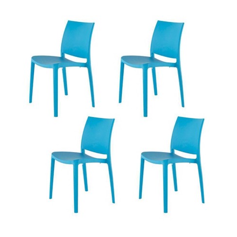 Blue 2025 stackable chairs