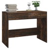 vidaXL Desk Smoked Oak 39.8 in.x19.7 in.x30.1 in. Engineered Wood - 4 of 4