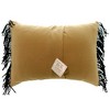 Home Decor 10.5 Inch Ohio Fringe Heart Cincinnati Oillow Hand Made America Novelty Plush Pillows - 2 of 3