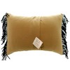 Home Decor 10.5 Inch Ohio Fringe Heart Cincinnati Oillow Hand Made America Novelty Plush Pillows - image 3 of 3