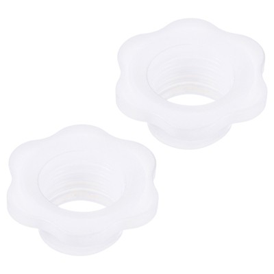 Unique Bargains Silicone Stopper Gasket Sewer Drain Pipe Sealing Plugs 2 Pcs