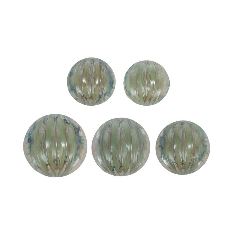 Set of 5 Wall Bubble Decors Green - A&#38;B Home, 5 of 6