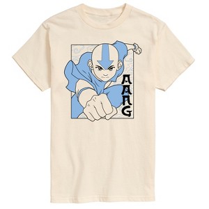 Men's - Avatar: The Last Airbender - Aang Punch Short Sleeve Graphic T-Shirt - 1 of 4