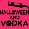 Women's Design By Humans Halloween and Vodka By melcu Racerback Tank Top - 2 of 3