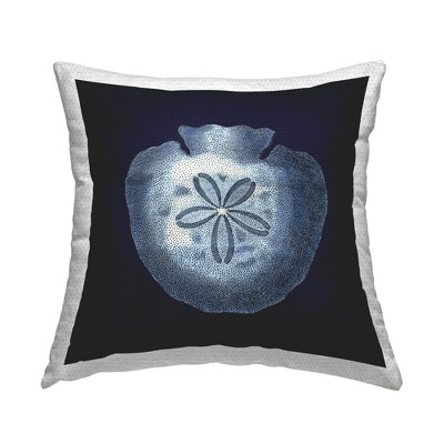 Stupell Industries Distressed Navy and White Sand Dollar