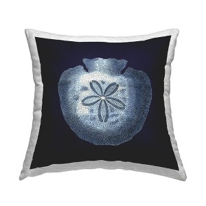 Stupell Industries Distressed Navy and White Sand Dollar - 1 of 3