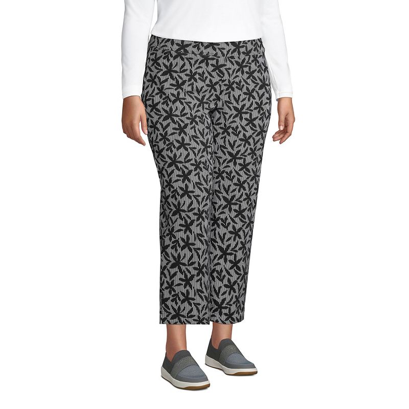 Lands' End Women's Starfish Mid Rise Crop Pants, 3 of 6