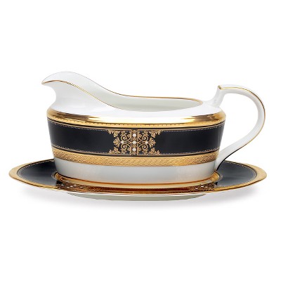 Noritake Evening Majesty Gravy with Tray