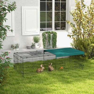 LOVMOR 73" Small Animal Playpen, Pet Playpen Yard Fence for Rabbits