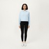 Anna-Kaci Active Women's Long Sleeve Cropped Hoodie with Kangaroo Pocket and Striped Sleeve Detail - 3 of 4