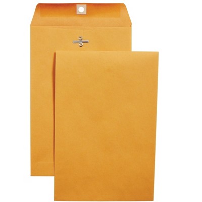 MyOfficeInnovations Clasp Kraft Catalog Envelopes 6-1/2" x 9-1/2" Brown 100/BX 534990