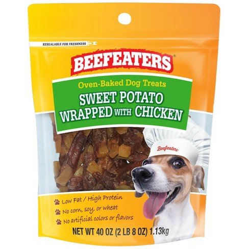 Chicken wrapped sweet potato hotsell dog treats