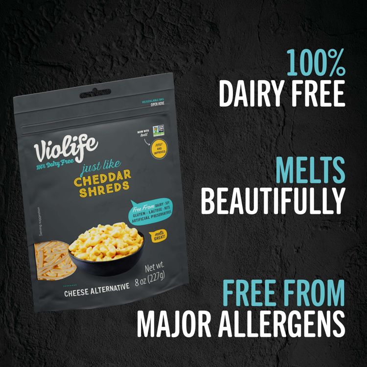 Violife Just Like Cheddar Shreds Vegan Cheese Alternative - 8oz, 2 of 6