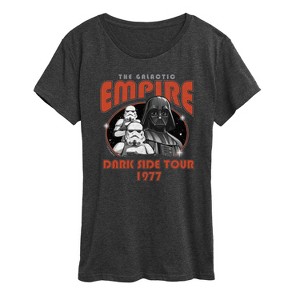 Women's - Star Wars - Empire Rock Tee Short Sleeve Graphic T-Shirt - 1 of 4