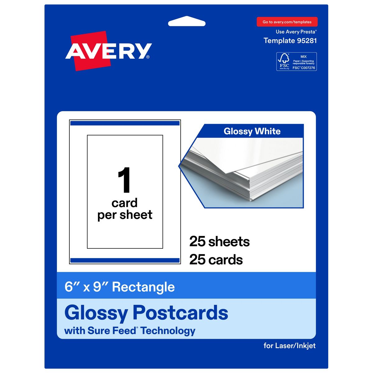 Avery 6" x 9" Rectangle, Glossy White Postcards - thumbnail 9