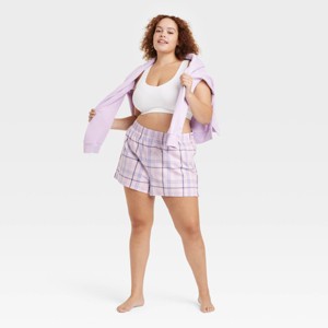 Women's Boxer Pajama Shorts - Colsie™ - 1 of 3