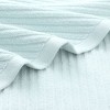 PiccoCasa Luxury 100% Ribbed Absorbent Drying Face Ribbed Cotton Washcloths 2 Pcs - 4 of 4