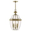 Livex Lighting Monterey 3 - Light Pendant in  Antique Brass - 3 of 4