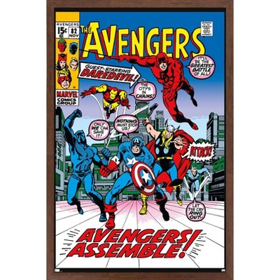 Trends International Marvel Comics Avengers #82 Framed Wall Poster ...