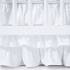 Crib Skirt Ruffle - Cloud Island™ White - image 3 of 4