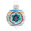 Christopher Radko 2.0 Inch Vintage Reflectors & Rounds Set Stripes Glitter Tree Ornament Sets - 2 of 4