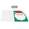 10ct Blank Christmas Cards Boxed with Envelopes Santa - 3 of 4