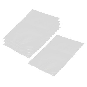 PiccoCasa Travel Clothes Coat Garment Watertight Plastic Storage Bags 20" x 16" Clear 5 Pcs - 1 of 3