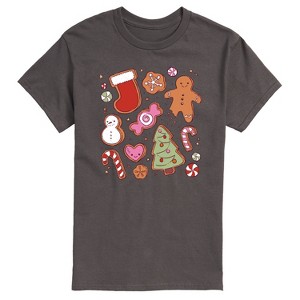 Men's - Instant Message - Kawaii Christmas Treats Short Sleeve Graphic T-Shirt - 1 of 4
