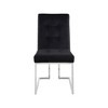 Meridian Furniture,Alexis Velvet Dining Chair, Set of 2 - 3 of 4