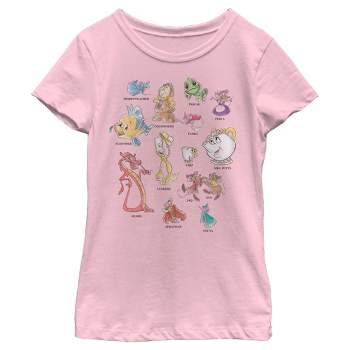 Girl's Disney Sidekicks Sketch T-Shirt
