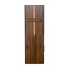 Vynxaria 70.87"H Modern Display Cabinet: 4-Tier Pull-Out Shelves, 2 Glass Doors, Wooden Storage for Home/Office - 4 of 4
