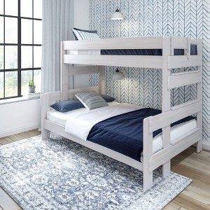 Plank+Beam Solid Wood Farmhouse Twin over Full Bunk Bed - 1 of 4