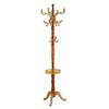JUJABU Modern  Solid Wood Hanger with Stainless Steel Frame and Multi-Function Hooks - 2 of 4