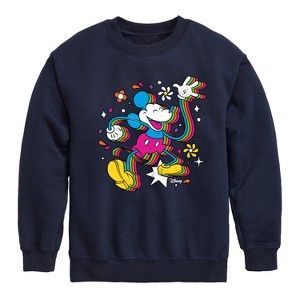 Boys' - Disney - Mickey & Friends Graphic Long Sleeve Fleece Sweatshirt - 1 of 4