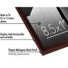 Americanflat Thin Picture Frame in Mahogany with Shatter Resistant Glass for Wall and Tabletop - Picture Size 8.5"x11" - 3 of 4
