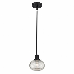 Ithaca - 1 Light Stem Hung Mini Pendant In Industrial Style-7 Inches Tall and 6 Inches Wide - 1 of 1