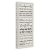 Stupell Industries Grandparents House Rules, 10" x 24" - 3 of 4
