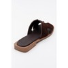 Jez - Brown Suede Leather Slide Sandal (Women) | Forever & Always Shoes - 3 of 4