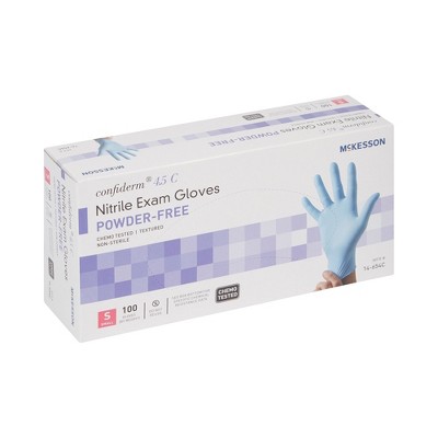 Mckesson Confiderm 4.5c Disposable Nitrile Exam Glove Standard Cuff
