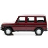 1980 Mercedes-Benz G-Model (LWB) Dark Red with Black Stripes Limited Edition to 402 pieces 1/18 Diecast Model Car by Minichamps - 2 of 4
