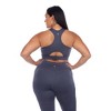 Plus Size Racer Back Sports Bra - White Mark - 3 of 4