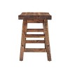 20" Durango Industrial Wood Counter Height Barstool Dark Brown - Alaterre Furniture: Rustic Acacia Frame - 3 of 4