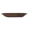 Storied Home Decorative Paulownia Wood Tray Bowl, Brown - 4 of 4