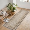 Area Rug Modern Border Contemporary Minimalist Washable Indoor Rug Non Slip Soft Decorative Accent Rug - 2 of 4