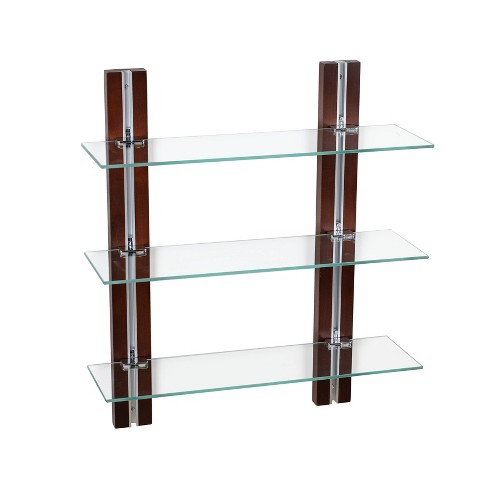 3 Piece Wood Tiered Shelf with Adjustable Shelves 17 Stories