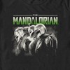 Men's Star Wars: The Mandalorian Black and White Helmets Line Up T-Shirt - 2 of 4