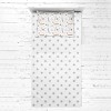 Bacati - Football Sports Brown Gray Muslin 3 pc Toddler Bed Sheet Set - 3 of 4