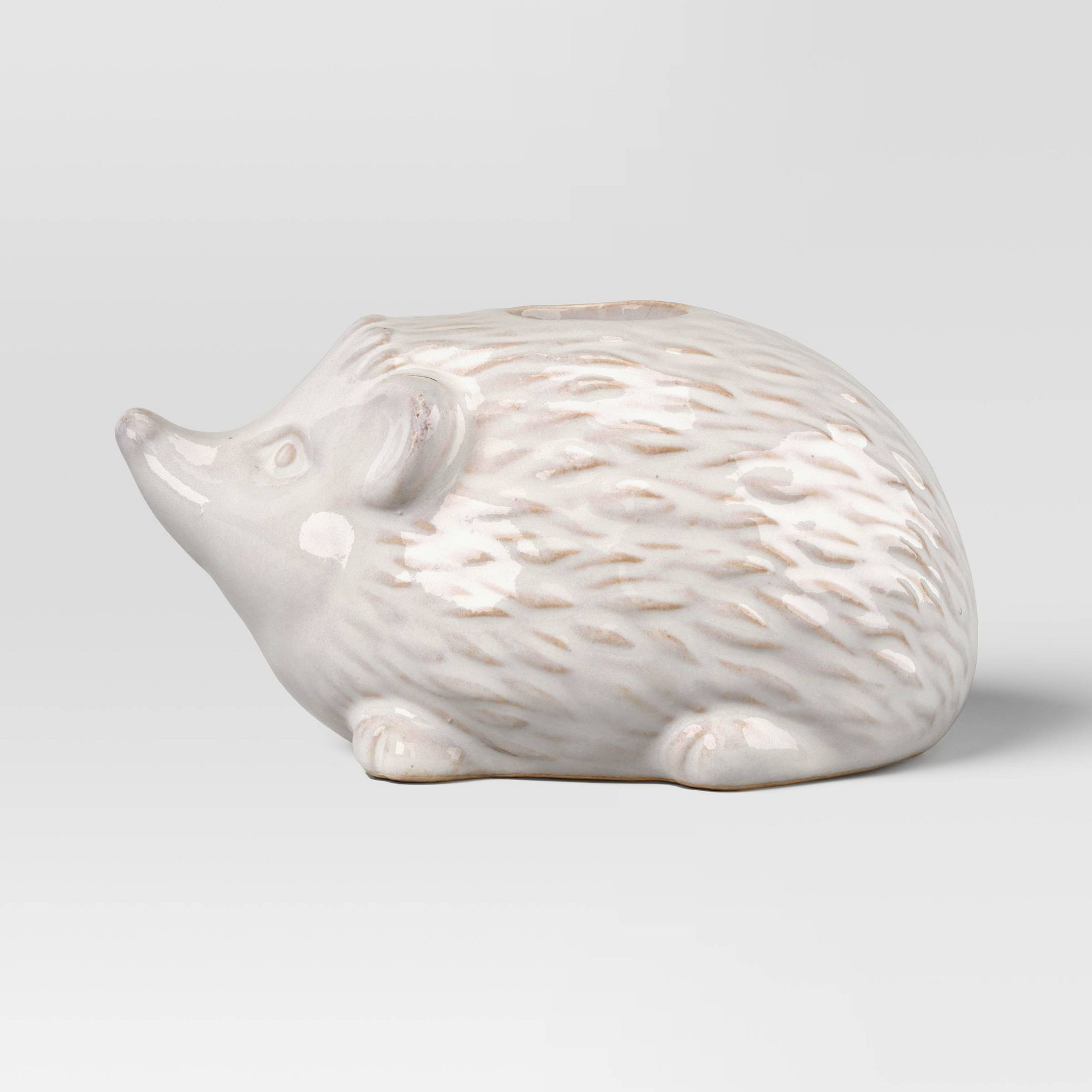 Ceramic Hedgehog Taper Candle Holder - Room Essentials™