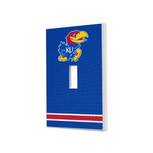 NCAA Big 12 Universities Stripe Hidden-Screw Light Switch Plate for Single Toggle - 1 of 4