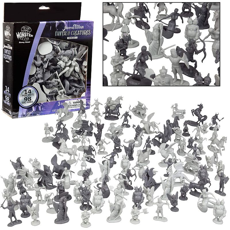 Hingfat Fantasy Creature Action Figure Toy Playset, 98 Pieces, 1 of 7